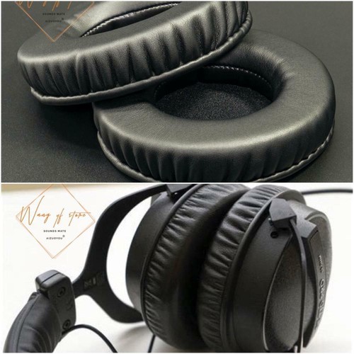 Soft leather ear pads - leather,