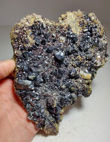 Sphalerite crystals matrix - on,