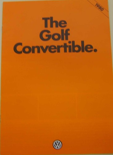 Volkswagen golf convertible - vw,
