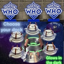 Doctor Who Sonic Screwdriver Display Stand & Doctor Who Logo wall/desk light