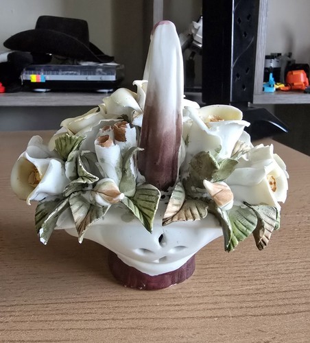 Porcelain flower decoration - flower,