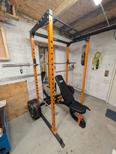 Mirafit power rack - with, bench