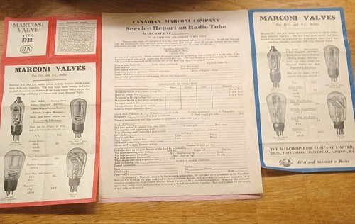 Vintage marconi valve - vintage,