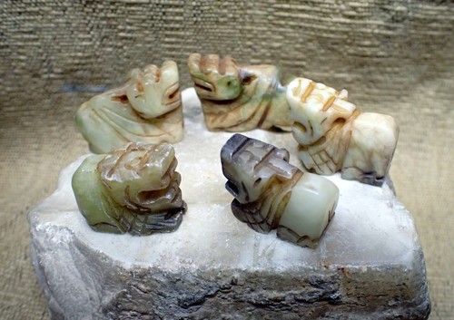 Chinese jadeite foo dog - jadeite,
