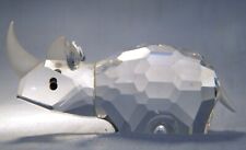 SWAROVSKI CRYSTAL LARGE  RHINO      BOX + CERT  117900