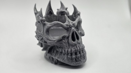Scary skull tea - skull, light
