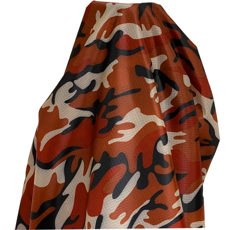 Camo ripstop waterproof fabric - camo,