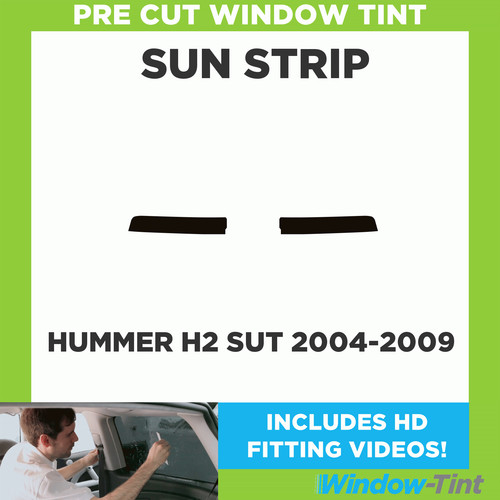 Pre cut tinted sunstrip for - tinted,