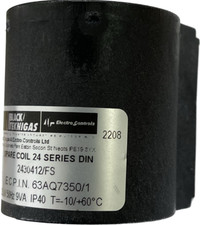 SOLENOID VALVE COIL 230v 63AQ7350/1 FOR BLACK TEKNIGAS 24 SERIES GAS INLET