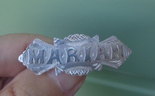 Vintage sterling silver name - sterling,
