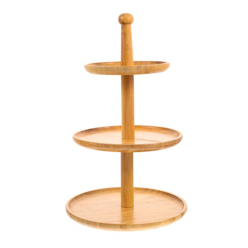 Tiered dessert stand wooden - tiered,