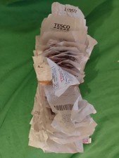 Over 200 Old Vintage Till Receipts Ephemera Job Lot 2010 - 2018 