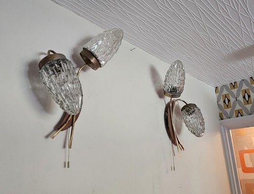 Pair rare vintage mid - of,