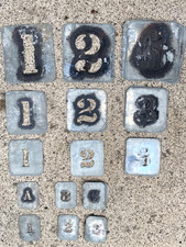 Job Lot 1950's Military Stencils Letters & Numbers Stencils