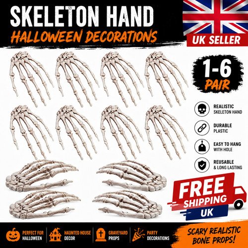 Pair halloween skeleton - 1-6,