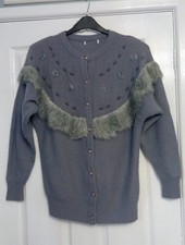 Vintage? Ladies Sz16 GREY KNIT