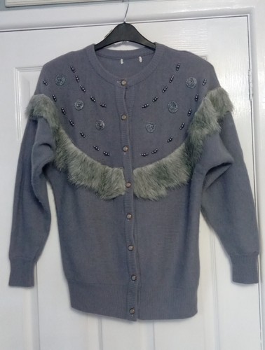 Vintage ladies sz16 grey knit - vintage?,