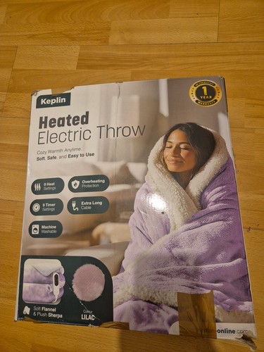 Keplin electric heated throw - keplin,