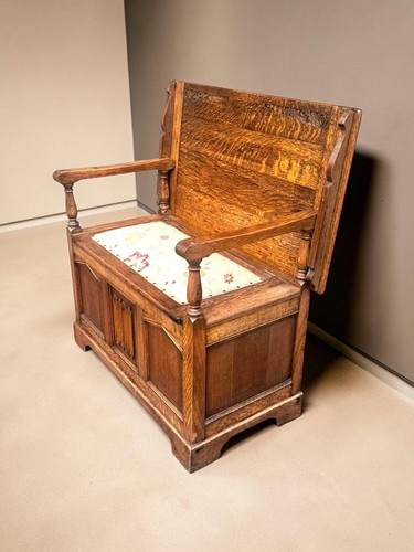 Oak monks bench - oak,