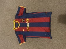 Barcelona 2010/2011 Home Shirt Mens Medium