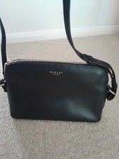 Womens Radley London Medium Black Liverpool Street Ziptop Cross Body Bag (2503B)