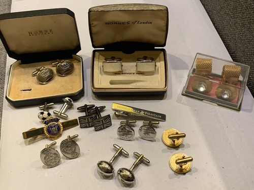 Old vintage cufflinks - old,
