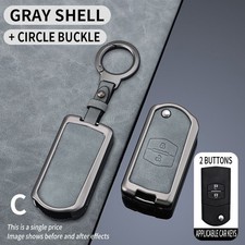 Metal Flip Key Cover Case