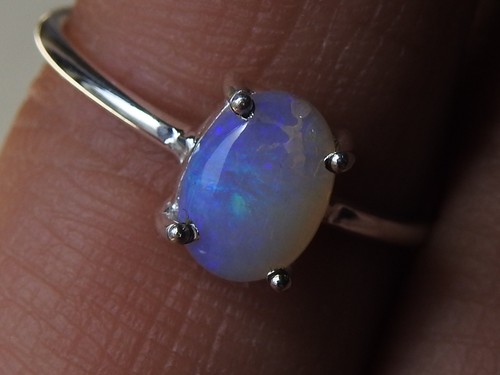 Australian opal ring multi - australian,