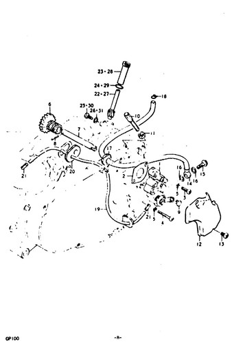Suzuki genuine grommet gp100 - suzuki,