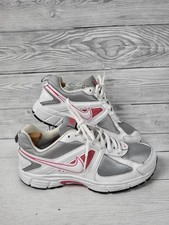 Nike Dart 9 Trainers White Grey And Pink Size 5.5.PWM