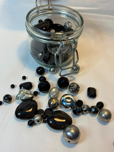 Jar reclaimed beads - reclaimed,