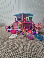 Shopkins Bundle With Happy Places Villa, Furniture And Lil Shoppies Dolls