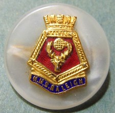 H.M.S. Raleigh (Torpoint Cornwall) Sweetheart Brooch / Pin Badge