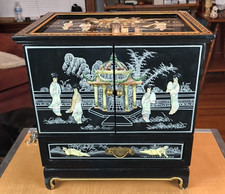 Vintage Asian Oriental Black