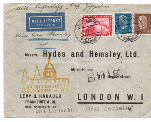 Germany 1932 graf zeppelin - graf,