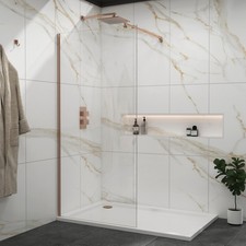 Brushed Bronze Walk In Wet