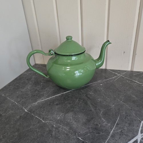 Vintage green enamelware - vintage,