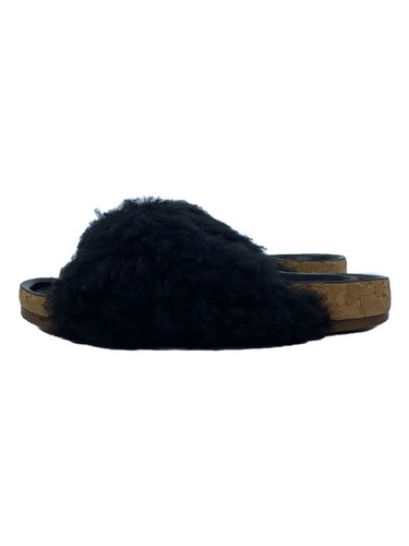 Chloe fur sandals black - chloe,