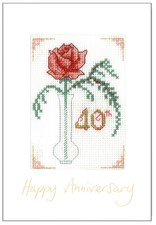 Ruby Wedding Anniversary card