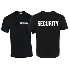Security Black T-Shirt Doorman