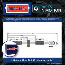 Brake Hose fits FIAT DUCATO