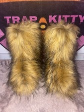 Brown Faux Fur Kawaii Y2K Yeti