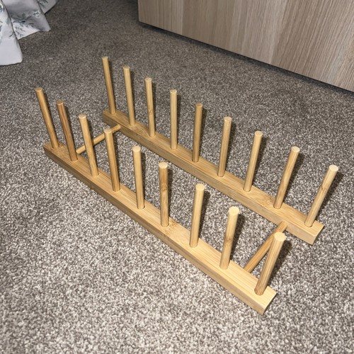 Slots wooden dish rack - 8-slots,