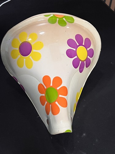 Vintage flower seat - bike, 1970s