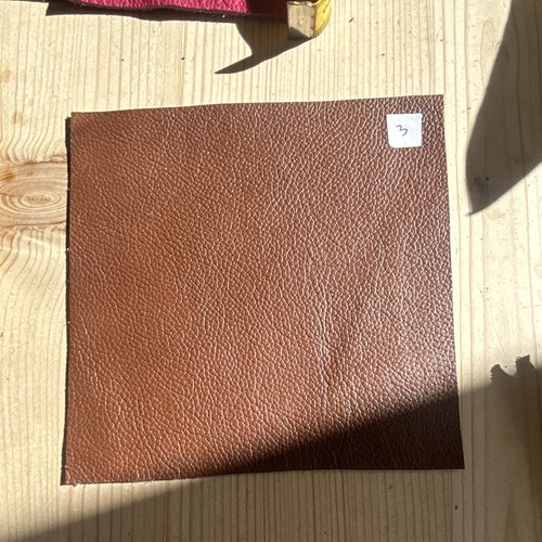 Brown textured leather - brown,