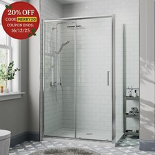 1200 x 800mm Sliding Shower
