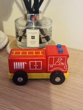 Early Learning Centre Wooden Fire Engine Vintage Vehicle ELC Emergency Services