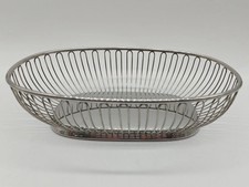 Fraser's Italy INOX 18/10 Stainless Oval fruit bowl  3" x 7" x 11" Cromargan