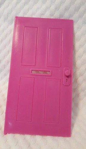 Pink door mail slot loving - door,