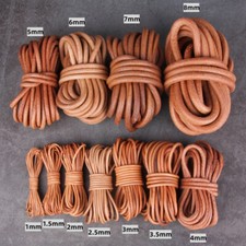 Round Cow Leather Cord Lace